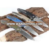 OEM 58-60HRC 9CR18MOV blade pocket knife with four different colors