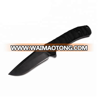 Out door Camping Self defense Stainless Steel TPR Handle Liner Lock Fold-able knife H-K2010676