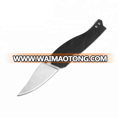 New Arrival Stainless Steel Pocket Camping Hiking Knife with 8cr13mov blade knife H-K2490742