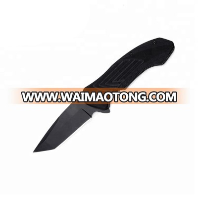 New Arrival Glass Fiber reinforce material handle stainless steel knife use for camping hiking jungle folding knife H-K210699